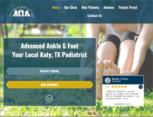 Tablet Screenshot of katyfoot.com